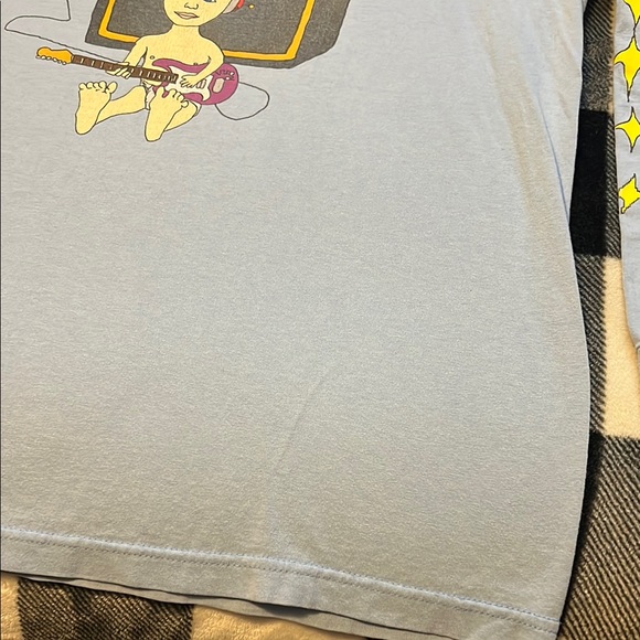 Weezer Enlightenment Tour 2002 Cute Baby Guitarist Graphic Concert Tee. … - Picture 6 of 16